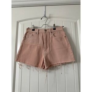 PacSun Ultra High-Rise Vintage Pink Jean Shorts Size 26‎